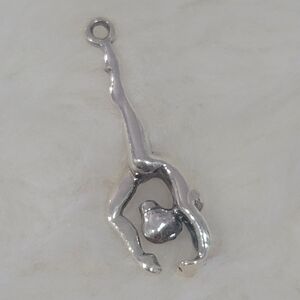 James Avery Silver Gymnast Charm Bracelet